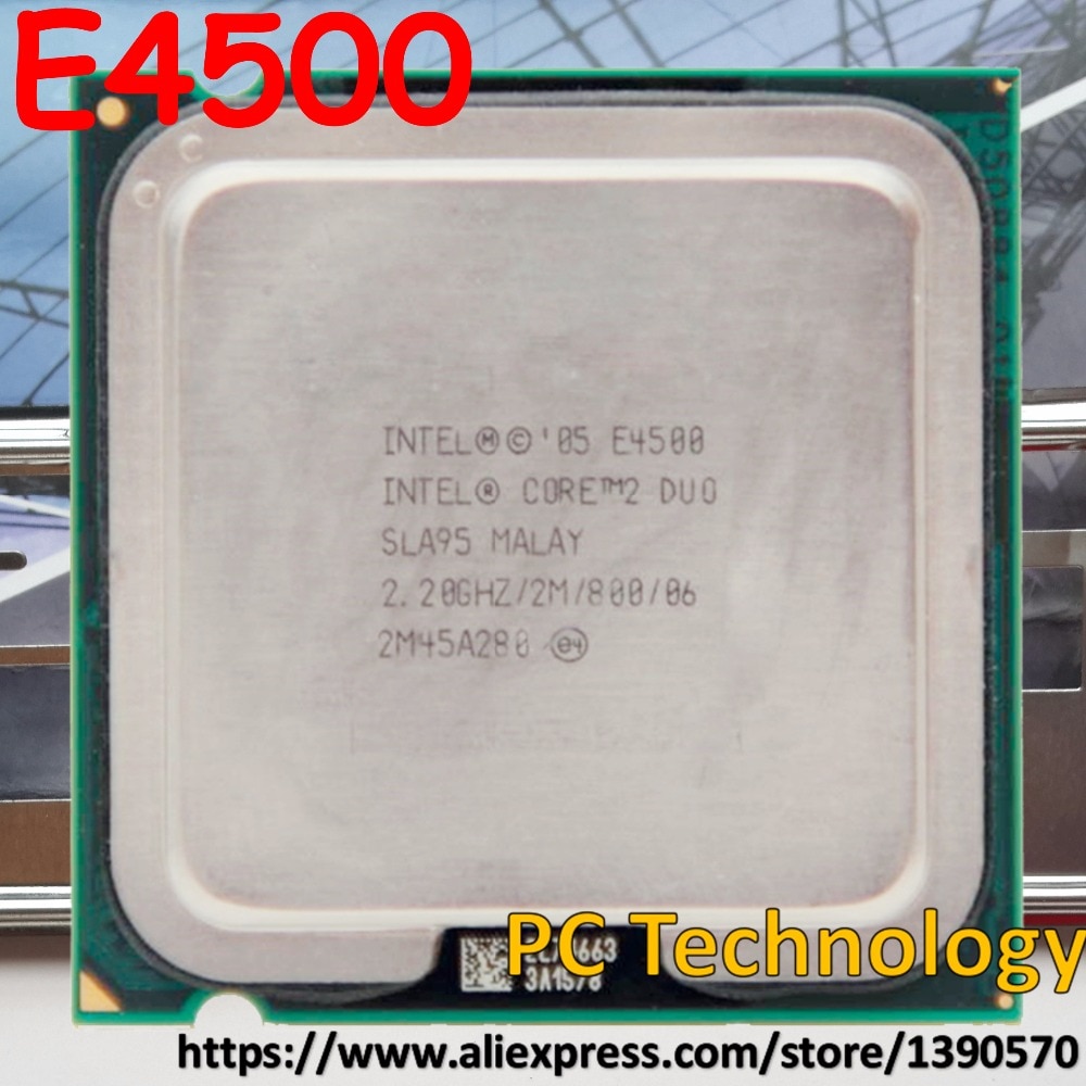  E4500 CPU ھ 2  μ, SLA95, 2M, 2.2GHz..